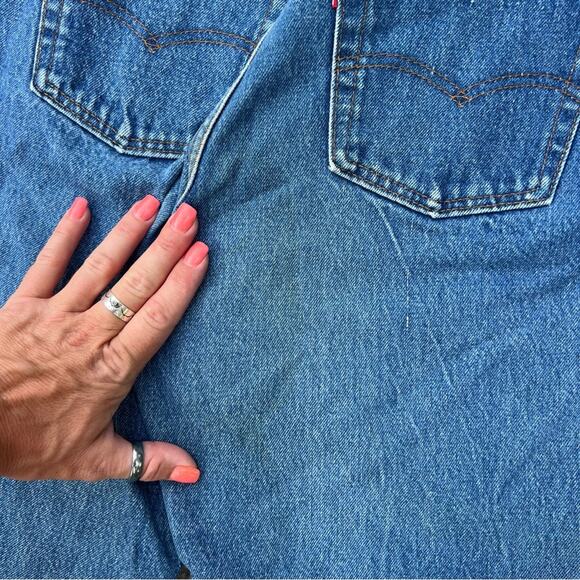 Vintage 80s Ladies Levi’s 501 6-button fly straight original jeans size 15 - Picture 10 of 12